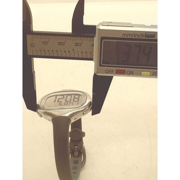 Nike Imara Run Athletic Watch WR0106 Light Blue Rubber Band Stainless Steel Case - Picture 5 of 7